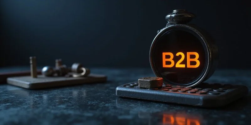 Comparacion visual entre el embudo de ventas B2B y B2C mostrando las diferencias en ciclos de decision y puntos de contacto digitales