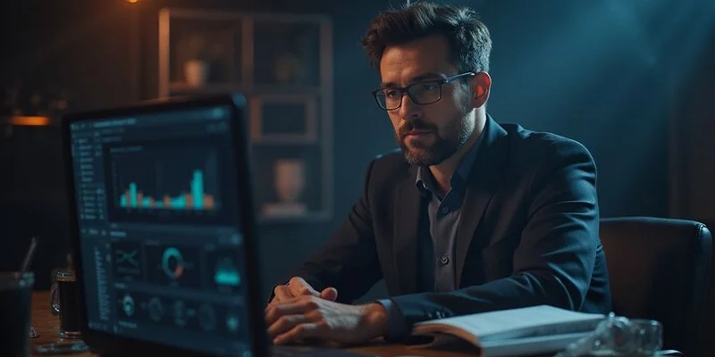 Especialista analizando datos de segmentación de audiencias para optimizar campañas de publicidad en múltiples plataformas